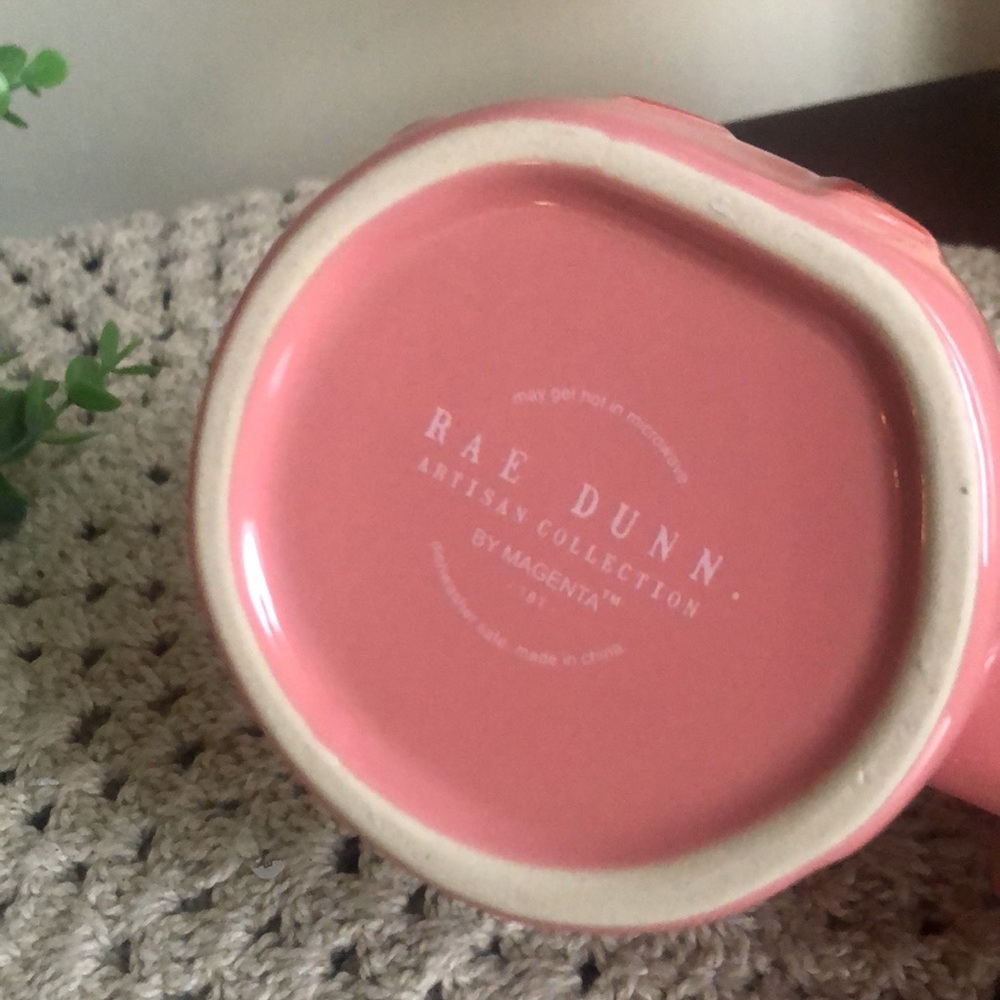 Rae Dunn Pink SWEET SUMMER Strawberry Coffee Mug - Picture 7 of 8